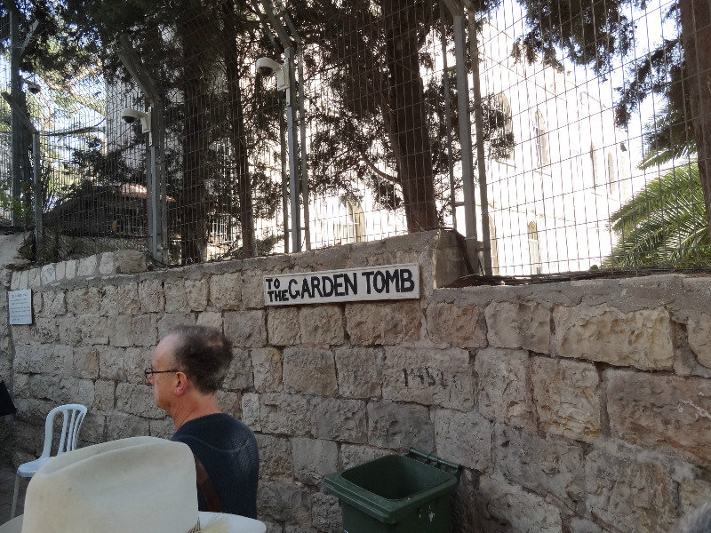 At the Garden Tomb in Jerusalem