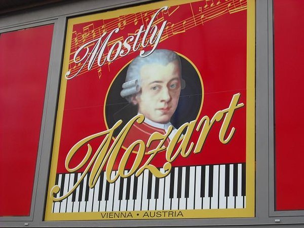 The Mozart theme is everywhere in Vienna