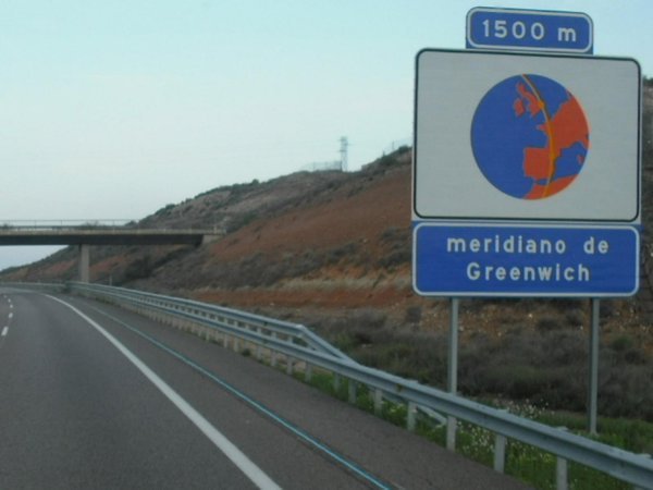 Crossing 0 degrees in Spain