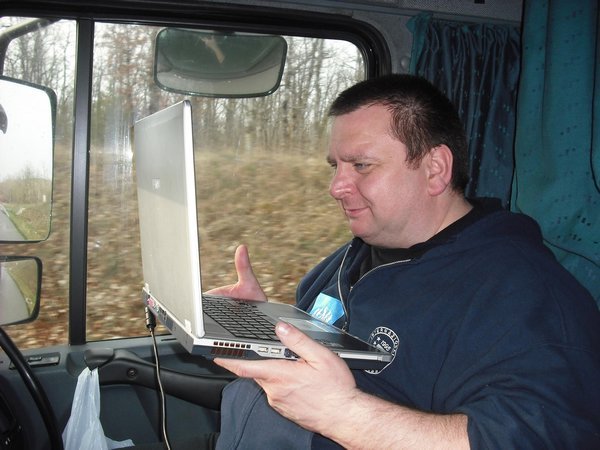 Double driver Paul showing renewed interest in my hard drive
