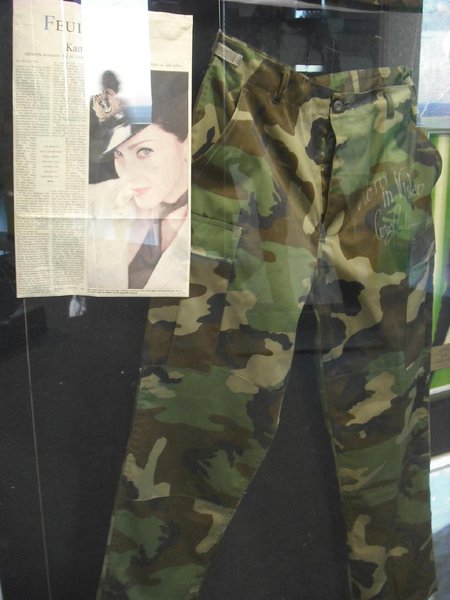 Madonna's combat trousers