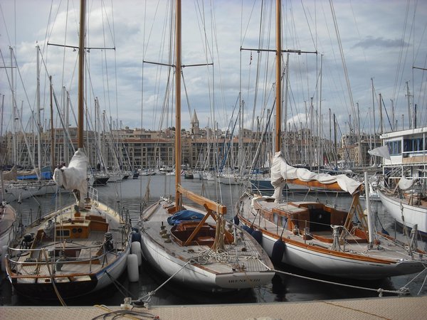 Marseille's Marina - not a place for trucks