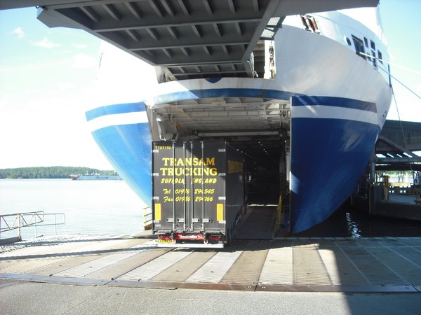 AC/DC trucks shipping out of Finland