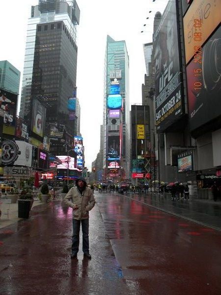 Rainy Times Square