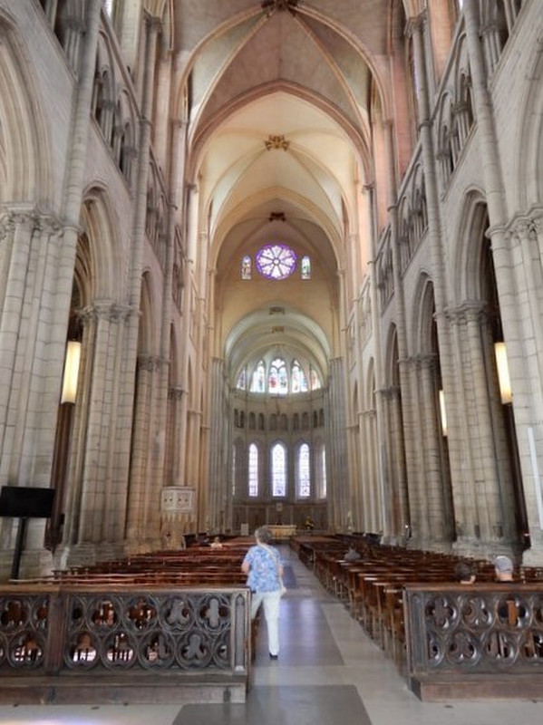 The Cathedral Felt Very Open With Its Tall Columns