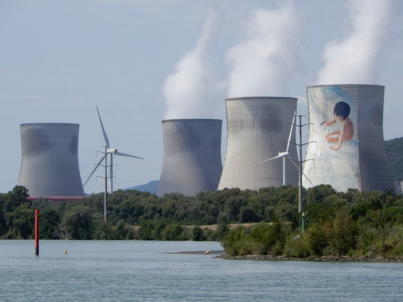 Power Plant With The Addition of Artwork