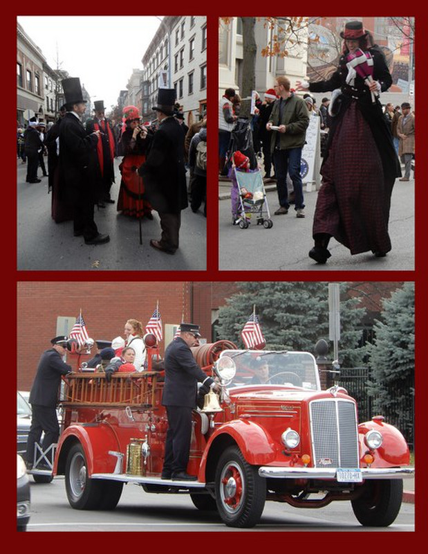 The Troy Victorican Stroll With Antique Firetrucks