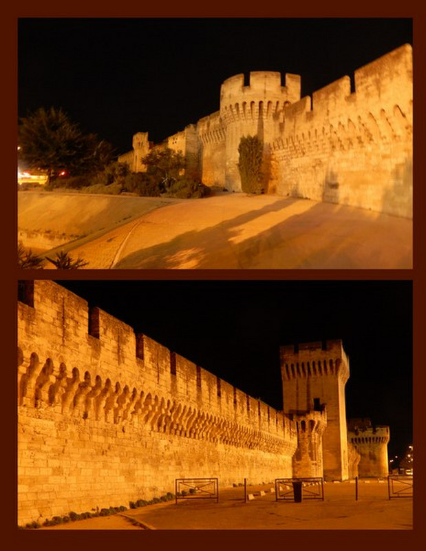 A Portion of the Defensive Walls in Avignon