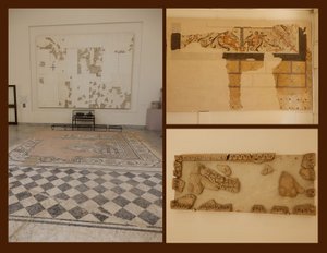 The Orange Museum Displays Many Roman Tiles