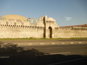 The Ramparts Around Avignon Built Between 1355-1372