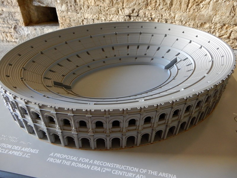 A Model Showing the Arena in Nimes