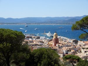 Looking Over St. Tropez from the Citadel