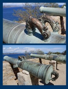 These Cannons Were Captured from the Spanish
