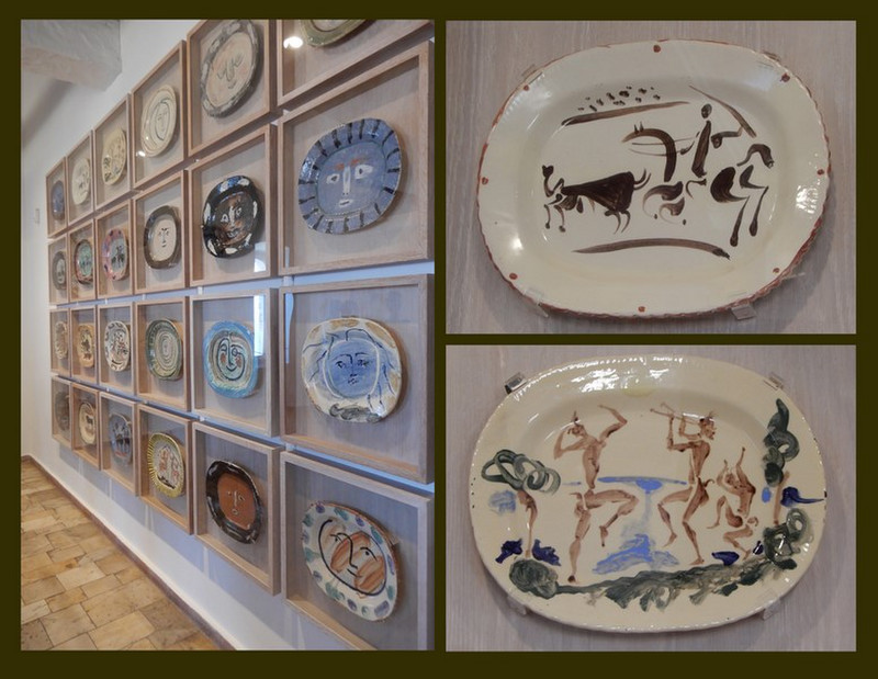 Picasso's Artwork On Ceramic Plates 