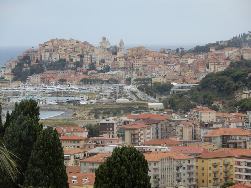 A View Of Imperia From Grock's Home in Oneglia