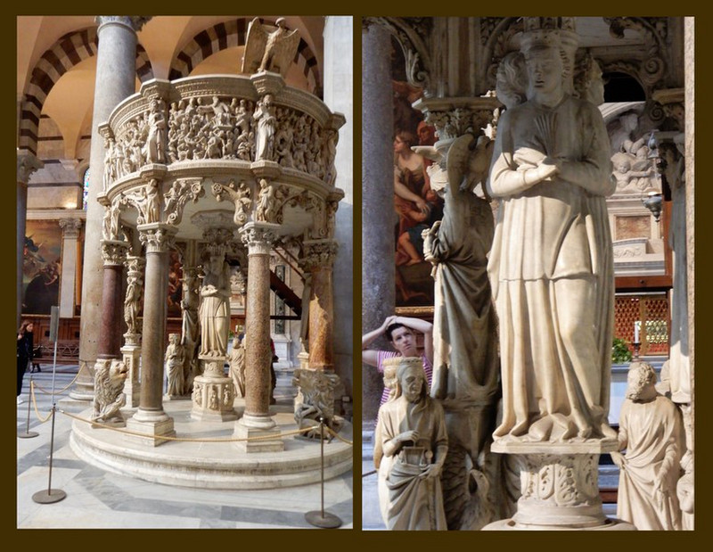 Giovanni Pisano Was the Sculptor  of the Pulpit