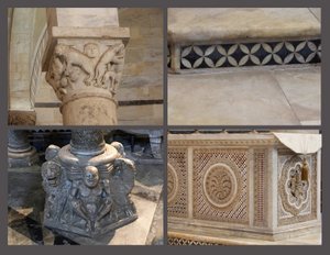 Some of the Stonework in the Baptistery