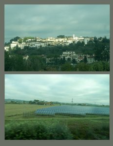 A Couple of Views from the Train to Florence