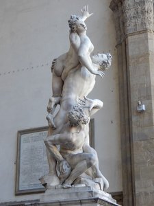 Giambologna's "Rape of the Sabines" Three Figures