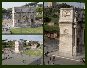 The Arch d'Constantine Stands