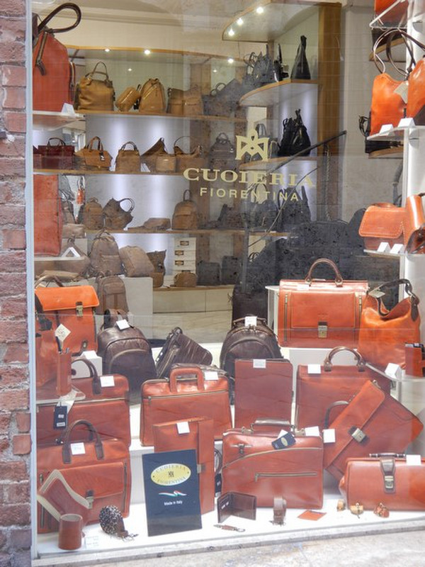 Plenty of Leather Products Found Here in Siena