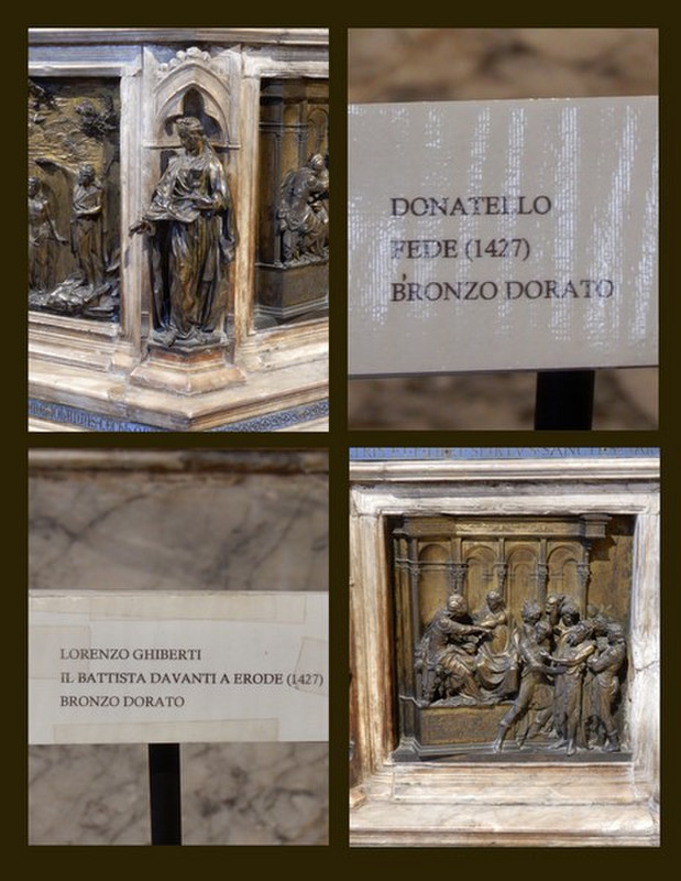 The Base of the Baptistery Font Adorned With Bronze Panels