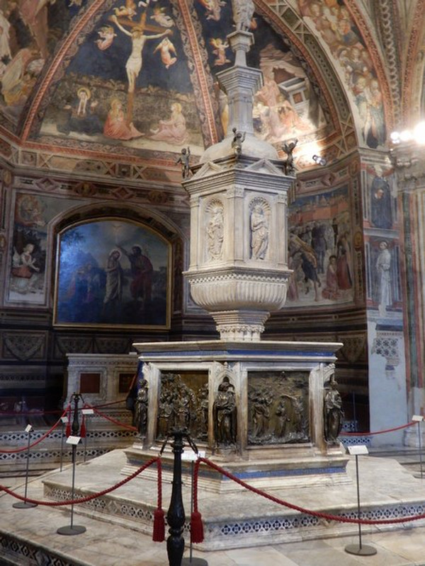 The Baptistery Font Dates from the 1420's