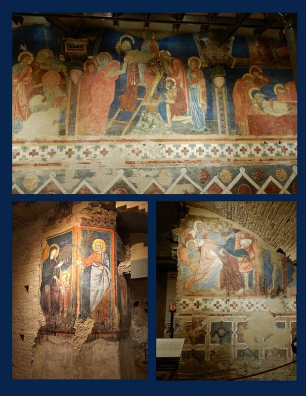 The Frescoes in Crypt Are Vibrant 