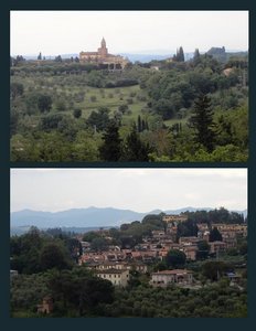 Our Initial Views of the Valley When Arrived in Siena