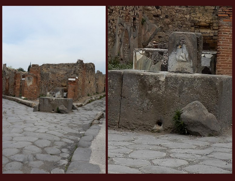 Water Was Piped to Various Sections of Pompeii