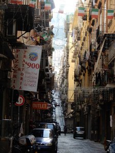 One of the Many Streets in Naples