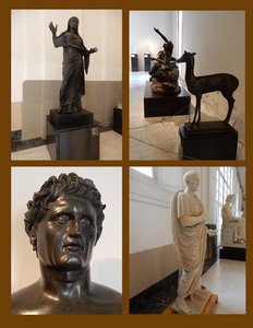The Museum Had Numerous Sculptures on Display