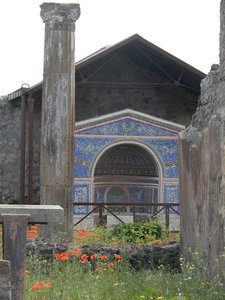 Mosaic Temples Seen in Pompeii