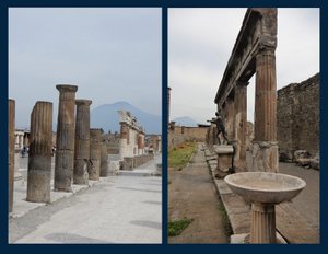 Plenty of Columns Still Standing in Pompeii