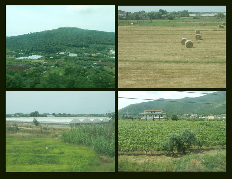 It is Clearly an Agricultural Area as Seen from the Train