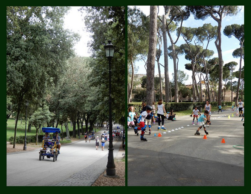 People Enjoying Borghese Park
