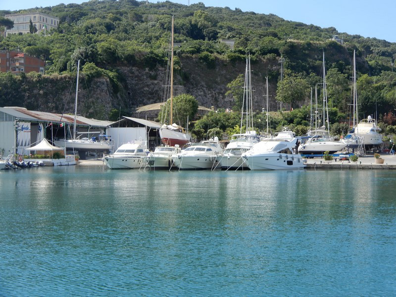 Our Last View of the Boatyard at Base Nautica in Gaeta