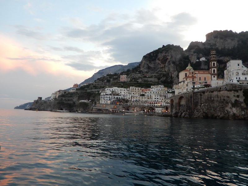 View from Our Anchorage in Atrani