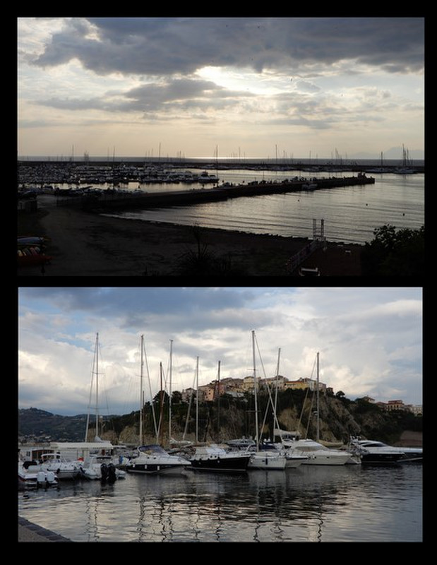 Views of the marina in Agropolis 