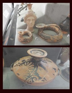 The Head in Top Photo - vase for scented oils