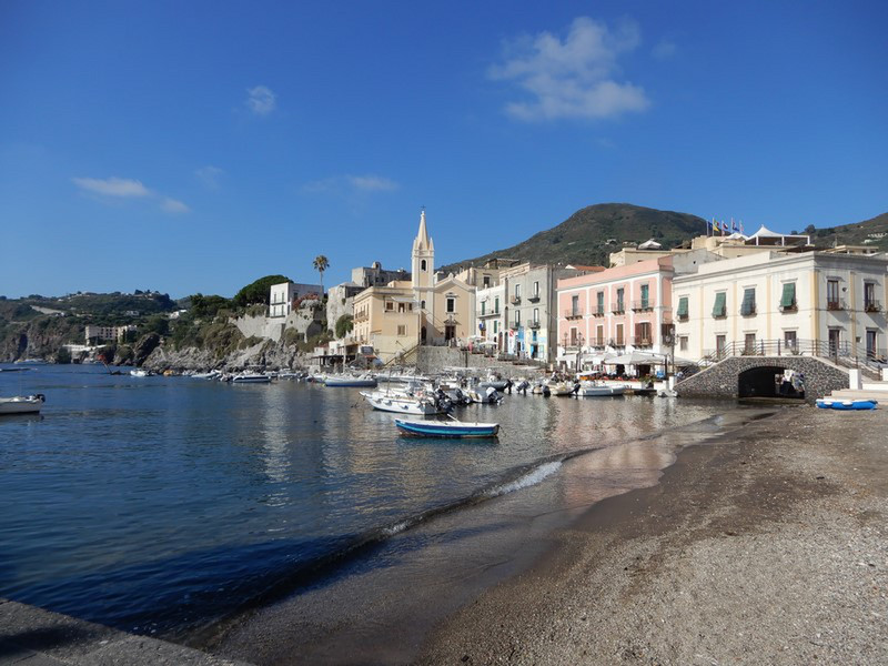 The Harbor We Arrived in When on Lipari