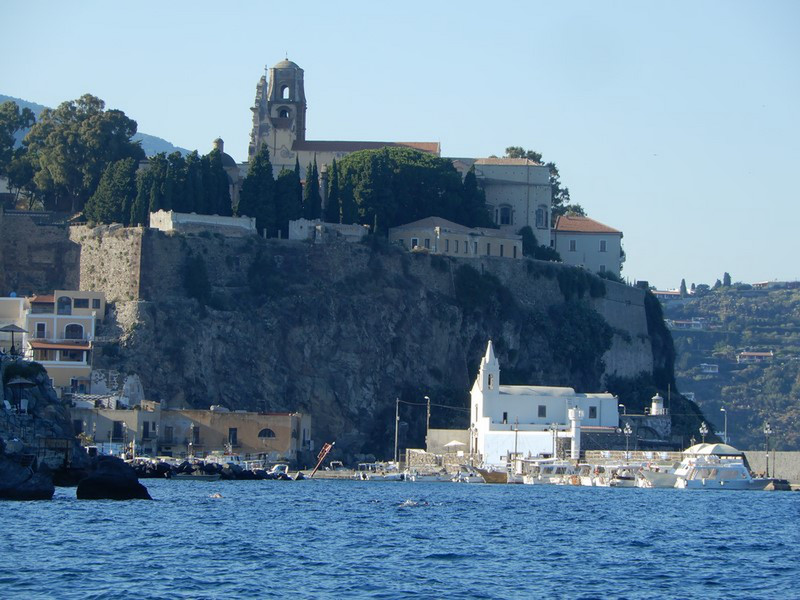 Our View from Our Mooring in Lipari