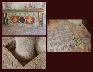 The Tile Floor in the Cloister As Well As Showing