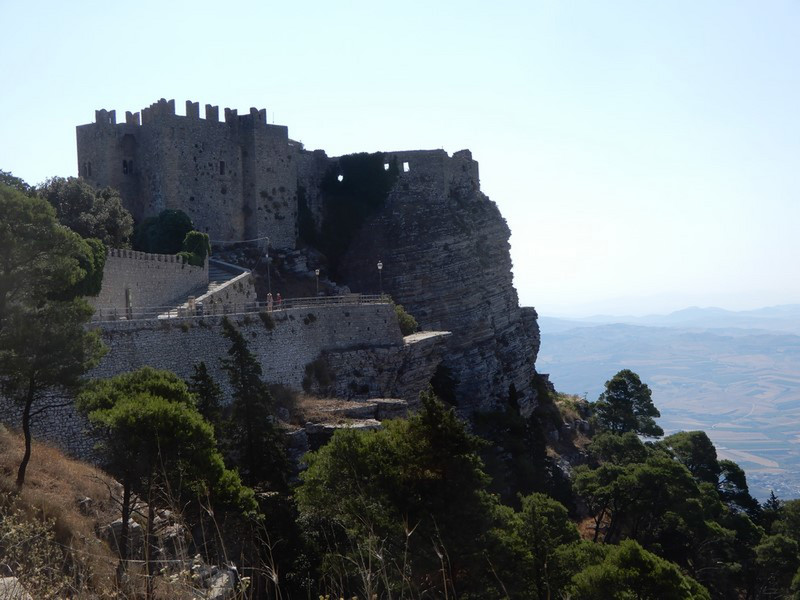 The Castle in Erice Built During Norman Times