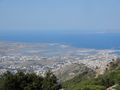 Looking Down At Trapani and the Salt Pans