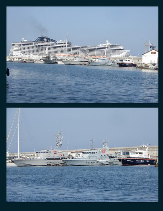 Protection Across From Us & Cruise Ships In Port