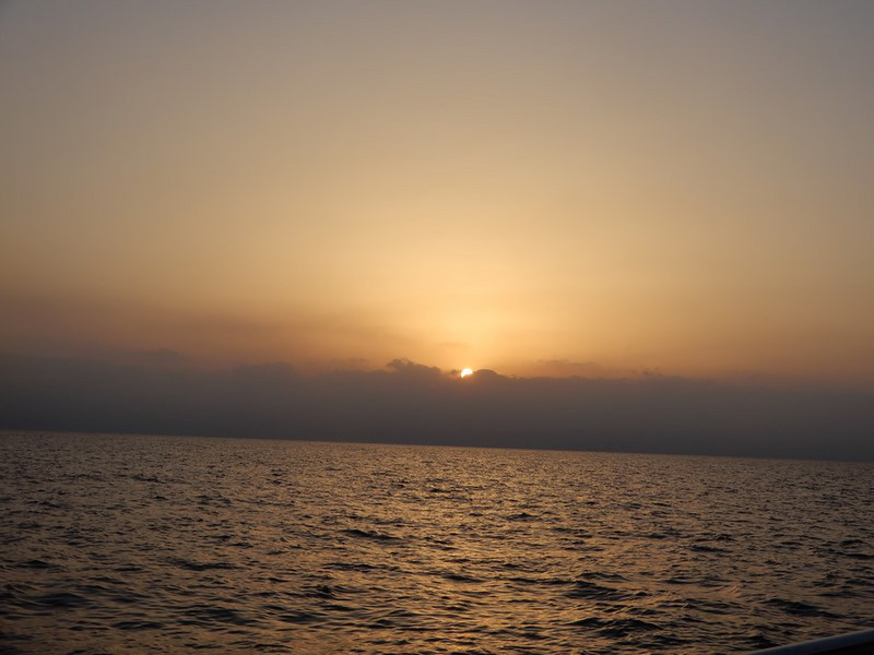 Left Cefalu At Sunrise Headed to Palermo