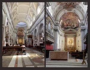 View As You Enter the Duomo In Palermo