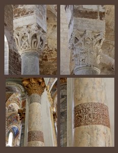 Column Details in Chiesa di San Cataldo