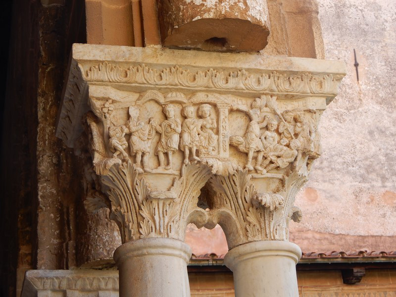 Each Set of Columns Have Intricately Carved Capitals